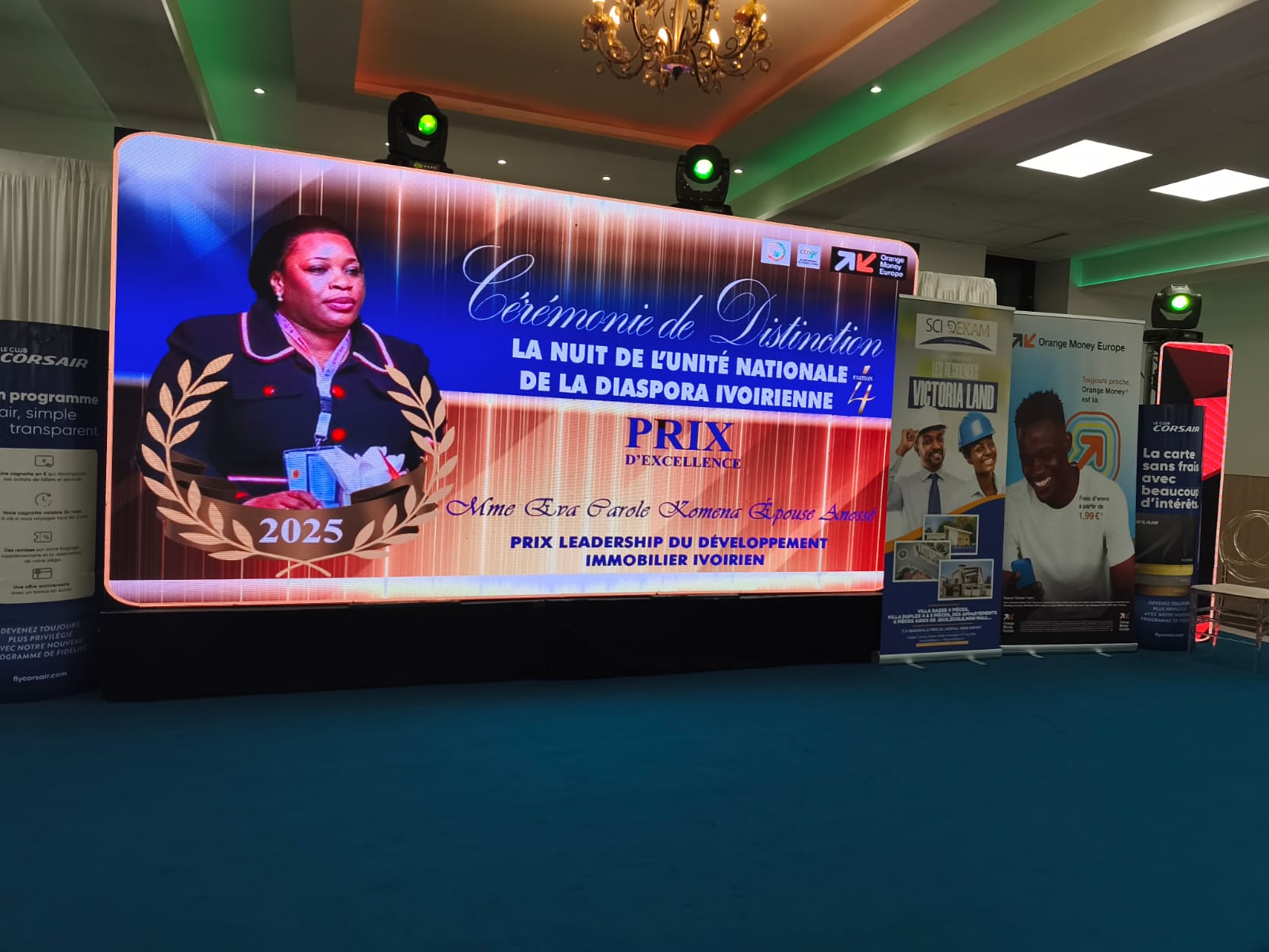 DINER GALA LE COLLECTIF S&rsquo;UNIR POUR LA COTE D&rsquo;IVOIRE